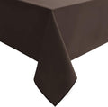 Hiasan Waterproof Tablecloth Rectangle - Washable Fabric Table Cloth for Dining Room Kitchen Birthday Party and Outdoor Use, Chocolate, 70 x 108 Inch
