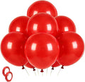 Red Balloons Red Birthday Decorations 30 Pack 18 inch Round Latex Balloons by BOMSI