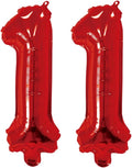 Number 11 Balloon Foil Mylar Balloons by YPSelected