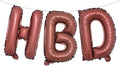 16 Inch HBD Balloons for Boho Birthday Party Decorations by RUIANSI