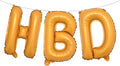 16 Inch HBD Balloons for Boho Birthday Party Decorations by RUIANSI