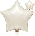 White Sand Star Balloons 18 Inch by VHUWE
