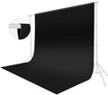 Black Backdrop 10x10ft, Photo Backdrop Curtain by JINSUI