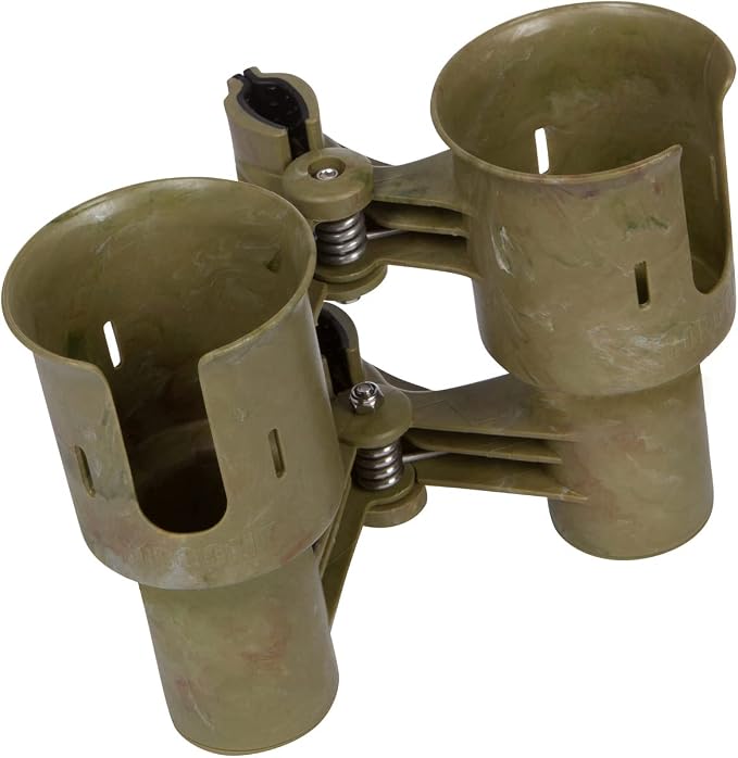 Patented Boat Cup Holder, Clamp on Portable Storage Caddy Securely Holds 2 - Image 4