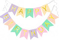 Letjolt Macarone Happy Birthday Banner Party Signs 13 Pcs | Colorful Funny by Letjolt