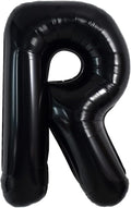 TONIFUL 40 Inch Large Black R Letter Balloons, Jumbo Helium Balloons by TONIFUL