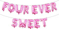 Four Ever Sweet Birthday Decorations, 4 Four Years Old Fourth 4th Girl Boy by RUIANSI