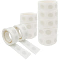 1000-Pack Transparent Adhesive Dots, Double-Sided Removable Glue Points by Unknown