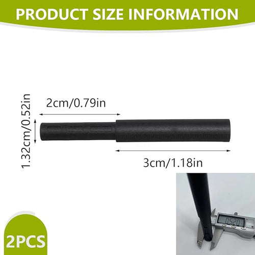 0.520inch Golf Club Extender Club Shaft Extension for Extension of Iron Wood Putter 2PCS