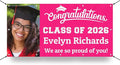Personalized Graduation Photo Vinyl Banner Sign by Milweb1LLC