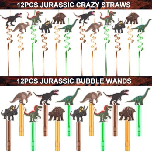ALL IN ONE BOX-320PCS Dinosaur Favors Jurassic Birthday Party Decorations - Image 4