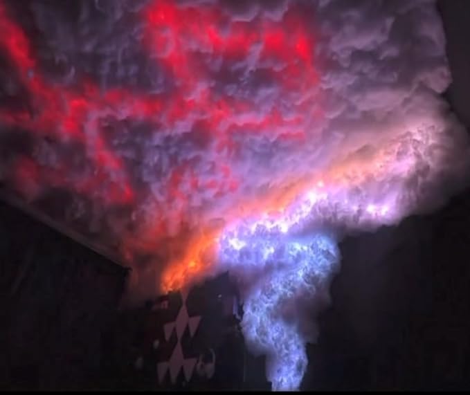 Cloud LED Lights for Ceiling. 3D Thunder Clouds RGB Light - Image 2