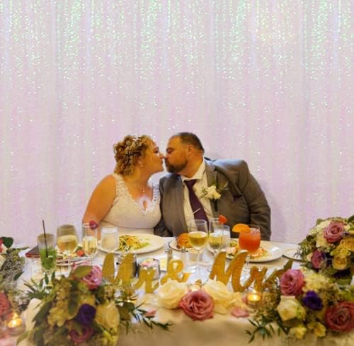 Poise3EHome Iridescent Sequin Backdrop, 6FT x 8FT Sequin Photography Backdrop - Image 4