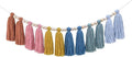 DrCor Boho Rainbow Tassel Garland – Classroom Decor | Earth tone handcrafted by DrCorDreamingDecor
