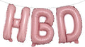 16 Inch HBD Balloons for Boho Birthday Party Decorations by RUIANSI