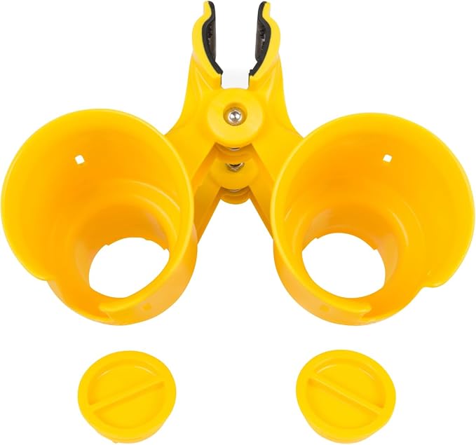 Patented Clamp On Boat Cup Holder |Multifunction Dual Drink Caddy - Image 3