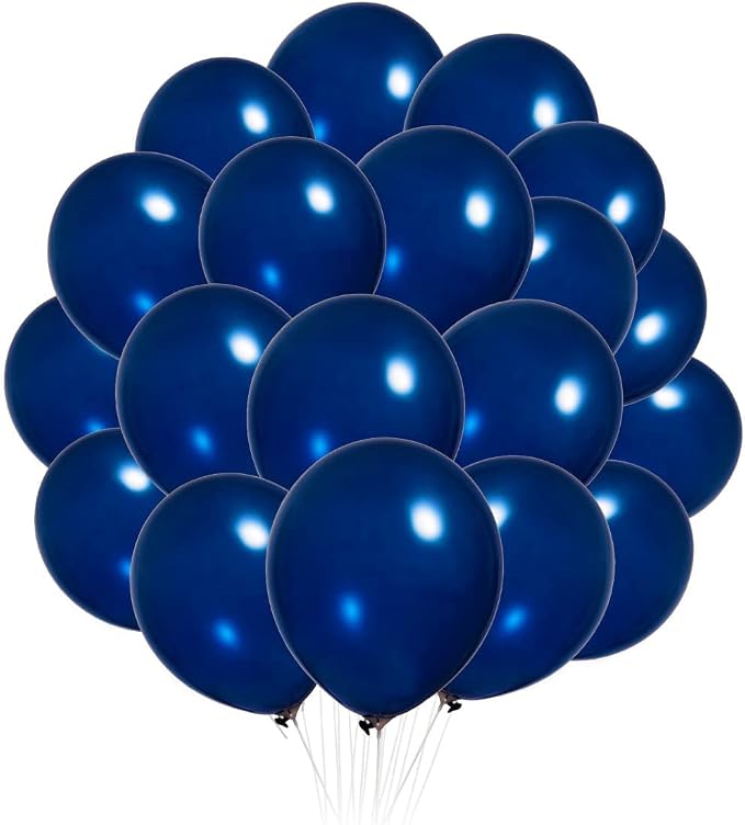 300 Pack Navy Blue Balloons 12 inch Royal Navy Latex Party Balloon Bulk by ZWZLIULIAN