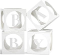 RYDDOY Baby Boxes with Letters for Baby Shower, Baby Shower Decorations Blocks by RYDDOY