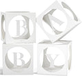 Baby Boxes with Letters for Baby Shower, Baby Shower Decorations Blocks and by RYDDOY