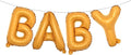16 Inch Baby Letter Balloons Multicolor Foil Balloons BABY Balloons, Baby Shower by RUIANSI