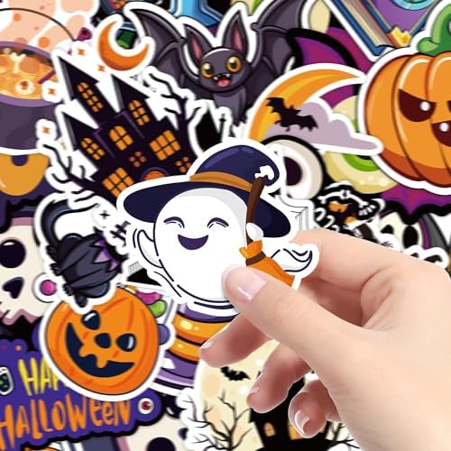 Halloween Decorations - 100 PCS Halloween Stickers | Halloween Party Favors - Halloween Games Toys Gifts Party Supplies - Crafts Accessories Treats Bulk for Classroom Decor - Image 3