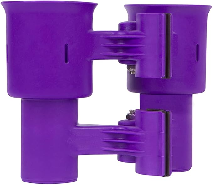 Patented Clamp On Boat Cup Holder |Multifunction Dual Drink Caddy - Image 4