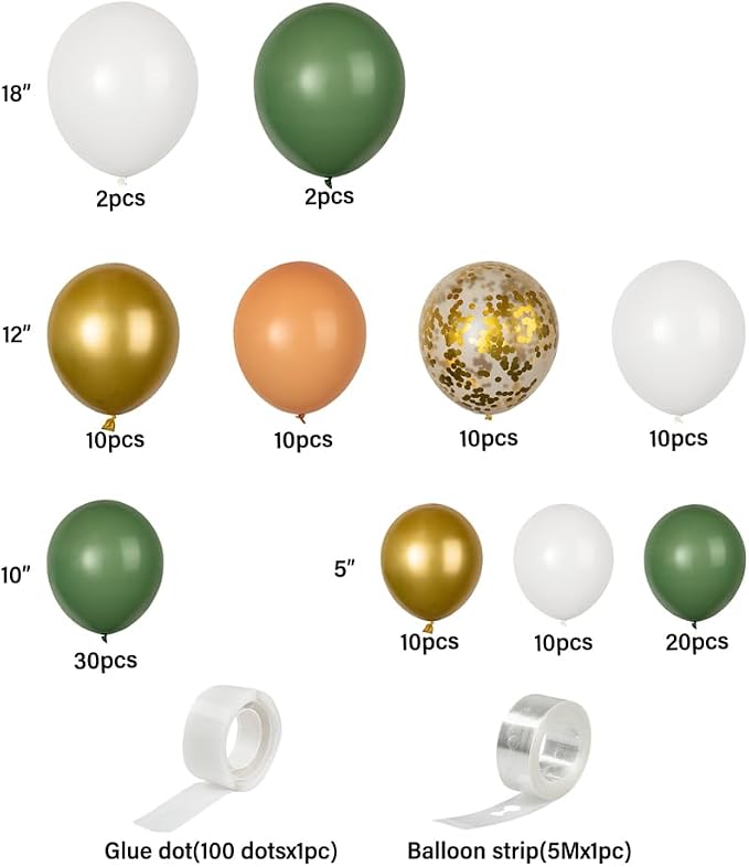 Restaurantware-Balloonify Balloon Garland Set, 1 Party Decoration Kit - Image 8