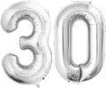 Number 30 Balloons for 30th Birthday Party Decorations, 42 Inch Jumbo Foil by GOER
