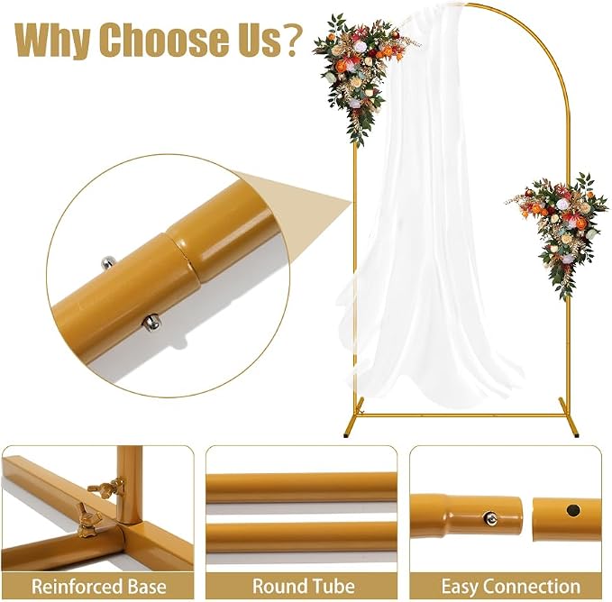 3 Pack Arch Backdrop Stand - Image 4