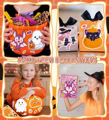 Halloween Party Favors,Halloween Stickers,DIY Crafts Stickers for Kids - Image 5