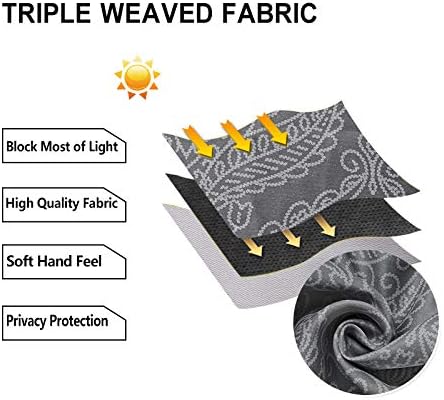 DWCN Extra Wide Ombre Blackout Curtains - Image 4