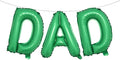 16 INCH DAD Multicolor optional Foil Letter Balloon 16" Happy Father's Day Best by RUIANSI