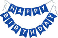 Letjolt Navy Blue Happy Birthday Banner Nautical Theme 13pcs | Boys Birthday by Letjolt