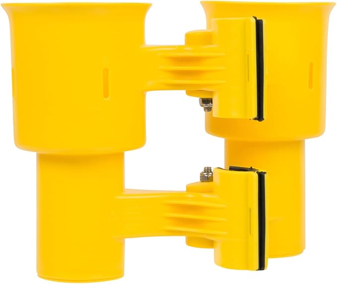 Patented Clamp On Boat Cup Holder |Multifunction Dual Drink Caddy - Image 5