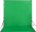 Green Screen Backdrop 8x10ft Photo Backdrop Chromakey Muslin Portrait Green Backdrop for PS Keying/Video Creation/Studio Portrait Shoots