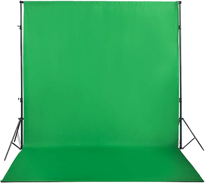 Green Screen Backdrop 8x10ft Photo Backdrop Chromakey Muslin Portrait Green by HMTFOTO
