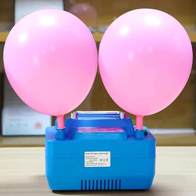 Electric Air Pump Blower, Professional Double Hole Inflator, Inflatable Timing - Image 7