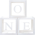First Birthday Decoration for Baby Boy or Girl, Balloon 'ONE' Boxes for 1st by Unknown