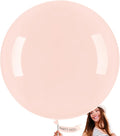 PartyWoo Pale Pink Balloons 4pcs Light Pastel Baby Pink Color | 36 Inch Balloons by PartyWoo