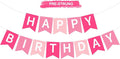 Happy Birthday Banner Pre-Strung Birthday Decorations Birthday Party Backdrop by RICHHHA