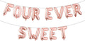 Four Ever Sweet Birthday Decorations, 4 Four Years Old Fourth 4th Girl Boy by RUIANSI