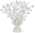 PMU 6 Pack Bursting Star Metallic Foil Spray Centerpiece- Opal Iridescent by PMU