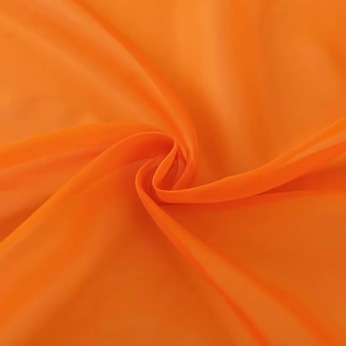 SpaceDresser Basic Rod Pocket Sheer Voile Window Curtain Panels White 1 Pair 2 - Image 5