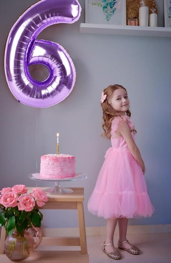 Number 7 Balloons 40 Inch for 7 17 Birthday Party Decorations, - Image 3