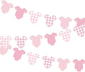 2Pcs Pink Boy Or Girl Banner, Pre-Strung Baby Gender Reveal Decorations by SerpizePaty