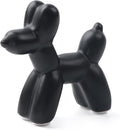 Notakia Cute Ceramics Black Balloon Dog Statue Crafts Living Room Desktop by Notakia