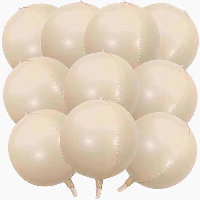 22 Inch Nude Ball Foil Balloons by KALOR