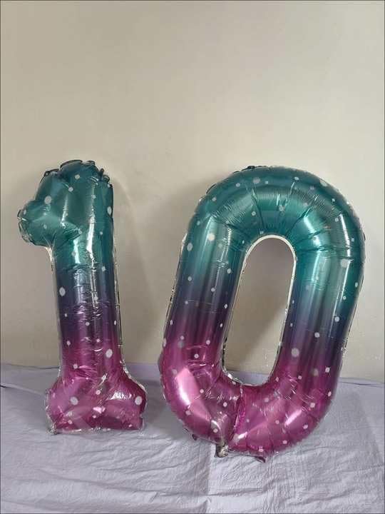 Starry Sky Number 7 Balloon 40 Inch, 7th Birthday Decorations Men Women | Foil - Image 7
