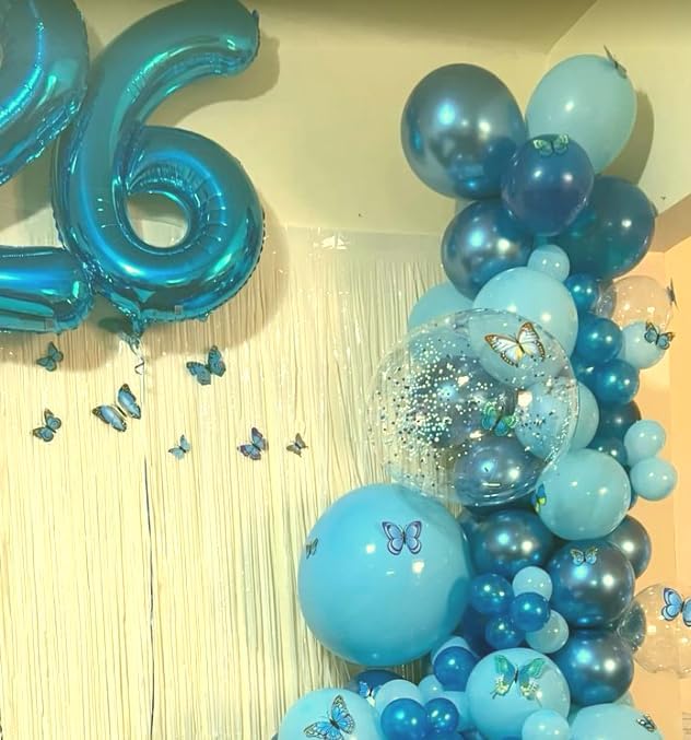 Blue Number 9 Balloon 40 inch, Balloon numbers party supplies, deco photo shoot - Image 5