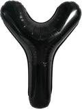 40 Inch Black Letter Y Foil Balloon, Large Jumbo Mylar Helium Alphabet Balloon by Unknown